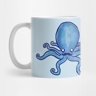 Blush Mustache Octopus Mug